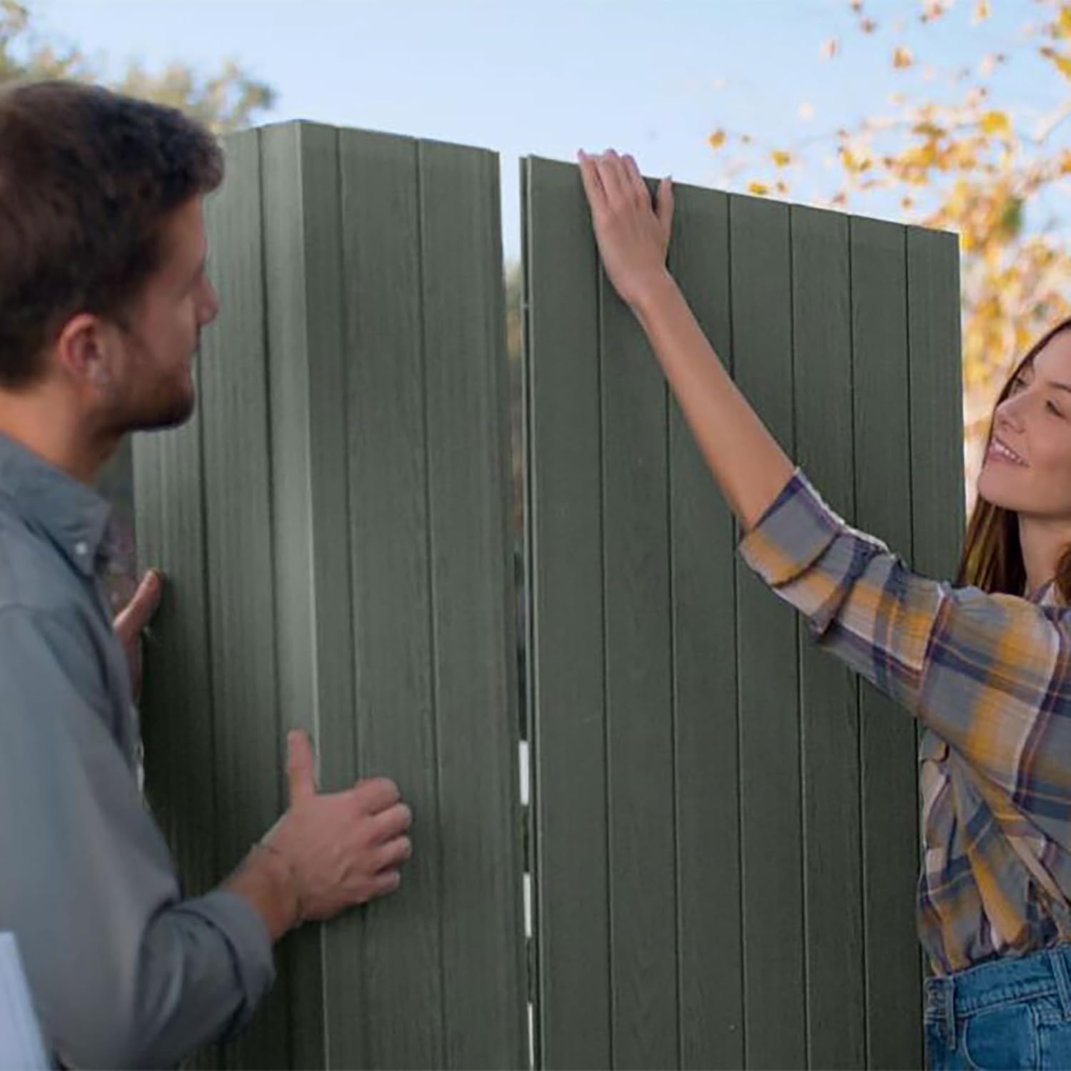 Pakevo™ | Darwin 6x4ft Double Door Garden Shed — Wood-Effect Outdoor Storage