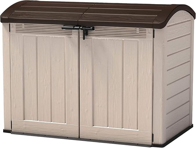 Pakevo™ | 2000L Resin Outdoor Storage Shed — Extra Large Garden Storage Box