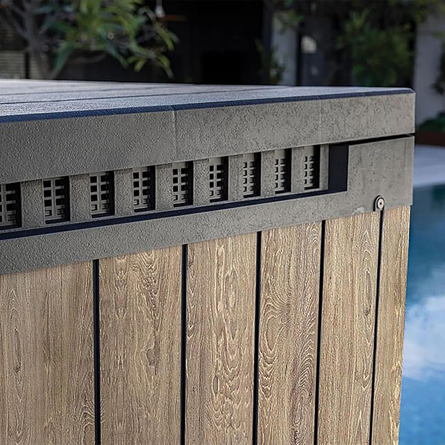 Pakevo™ | 1150L Outdoor Garden Storage Box — Lockable Weatherproof Resin Storage for Tools, Bins & BBQ