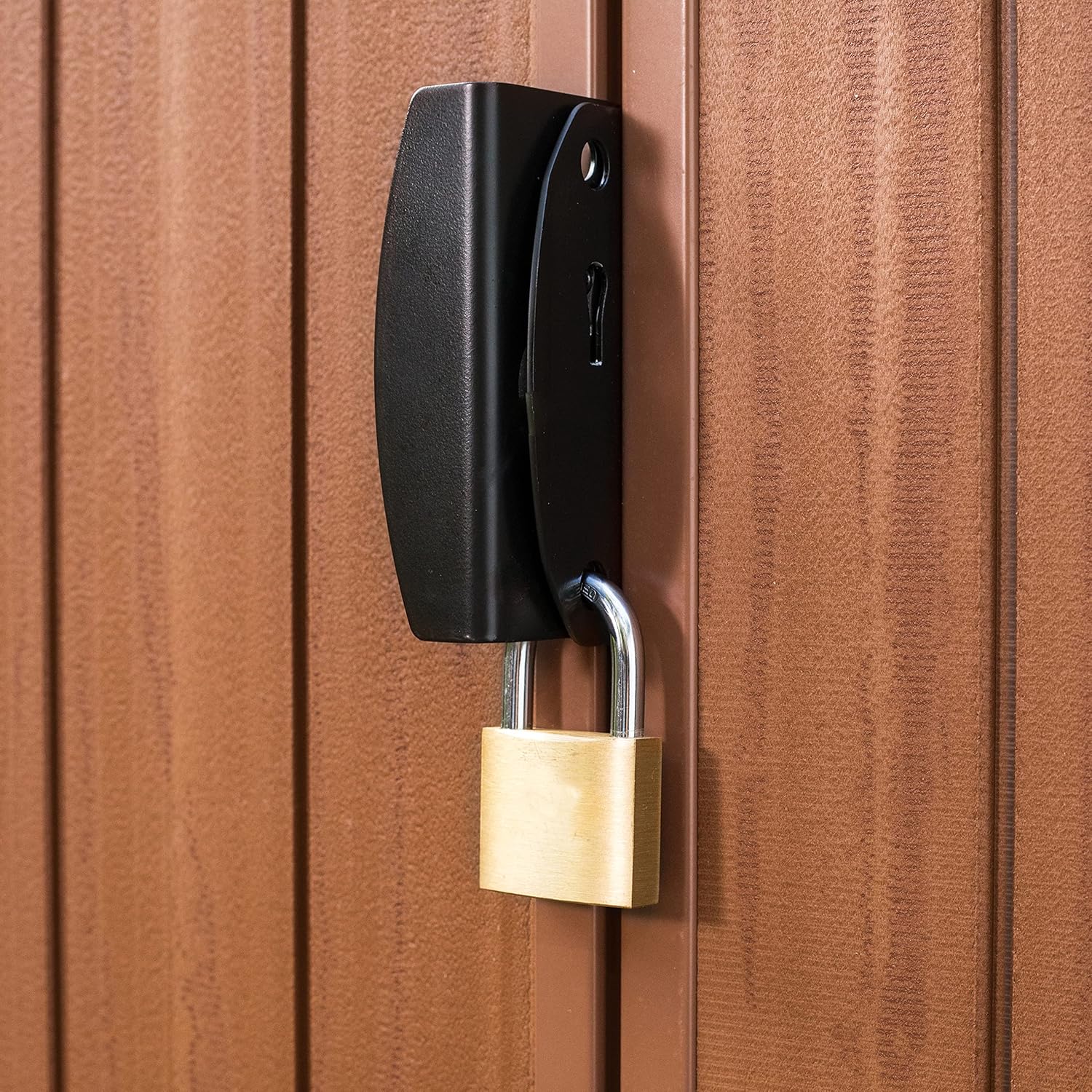 Pakevo™ | Darwin 6x4ft Double Door Garden Shed — Wood-Effect Outdoor Storage