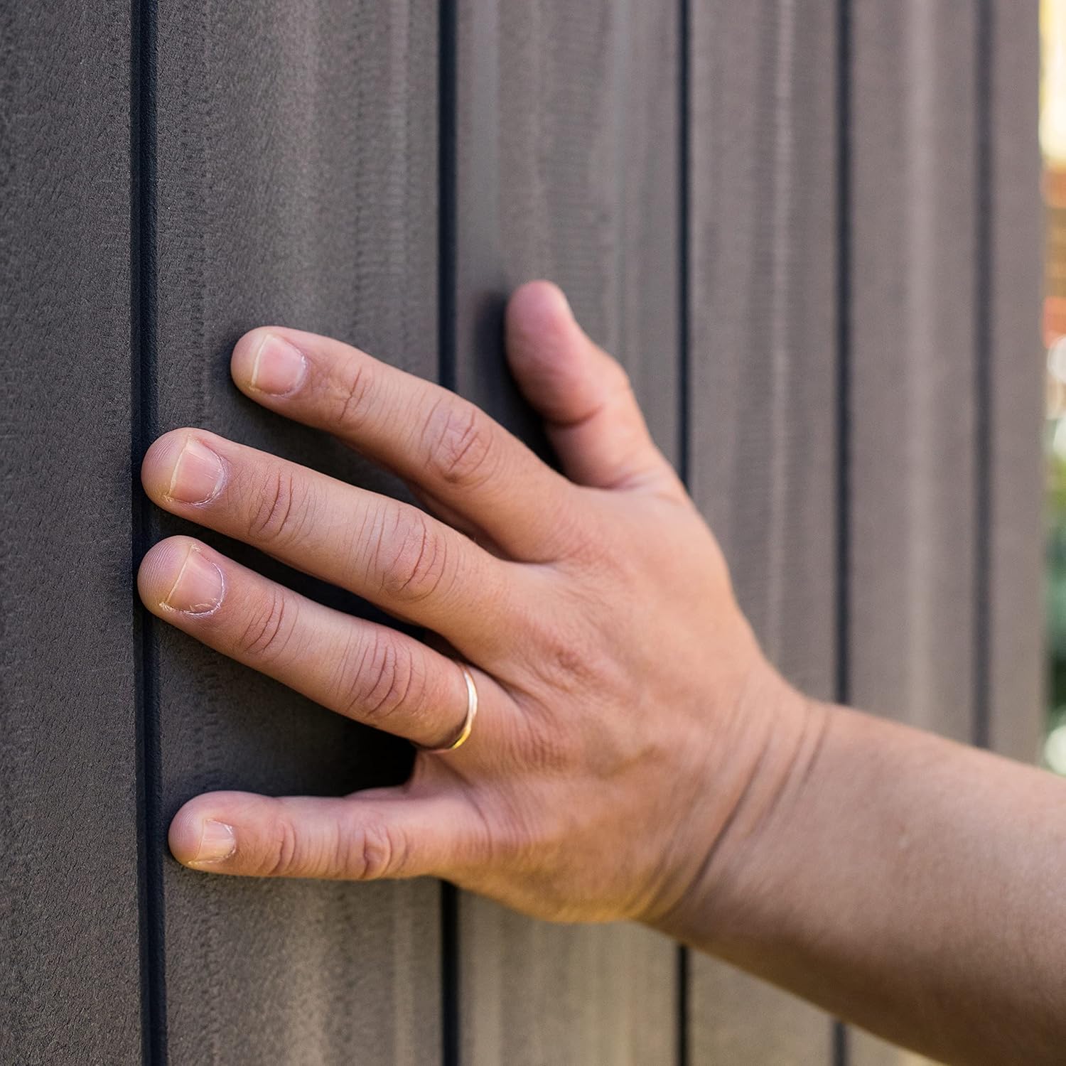 Pakevo™ | Darwin 6x4ft Double Door Garden Shed — Wood-Effect Outdoor Storage