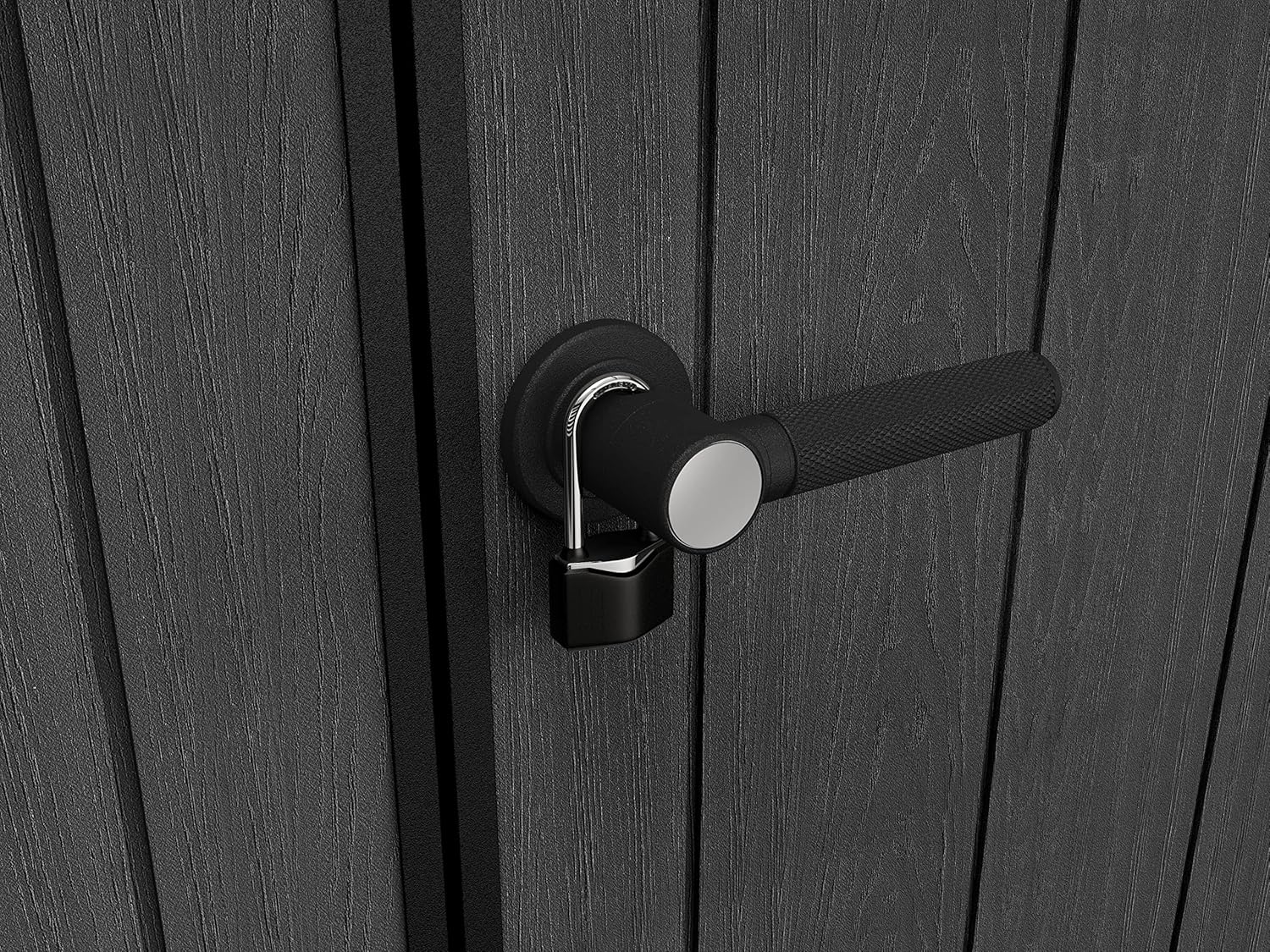 Pakevo™ | 7.5x9ft Newton Garden Shed — Brown Wood-Effect Resin Outdoor Shed