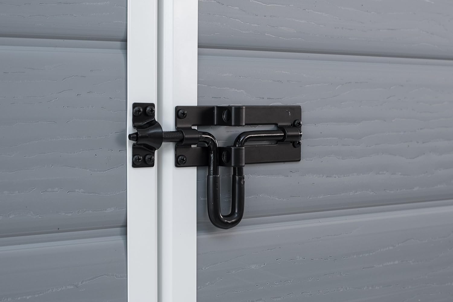 Pakevo™ | 6x5ft Outdoor Plastic Garden Storage Shed — Weatherproof Grey Garden Shed